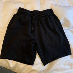 Black H&M sweat shorts